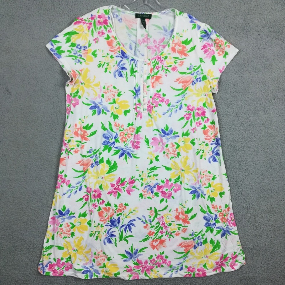 Lauren Ralph Lauren‎ Womens Dress Shift Floral Print Multicolor Breakers XL New